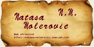 Nataša Molerović vizit kartica